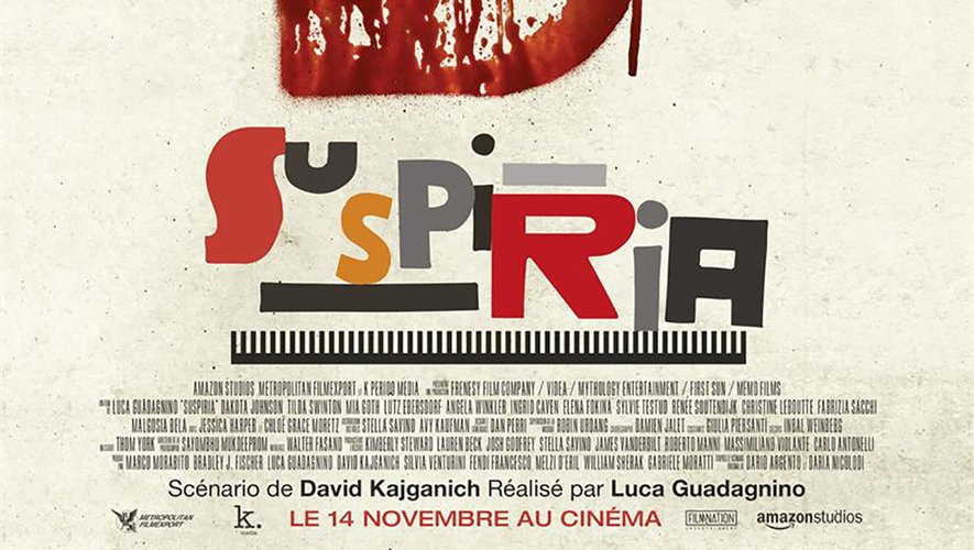 "Suspiria de Luca Guadagnino se montre le 14 novembre en salles