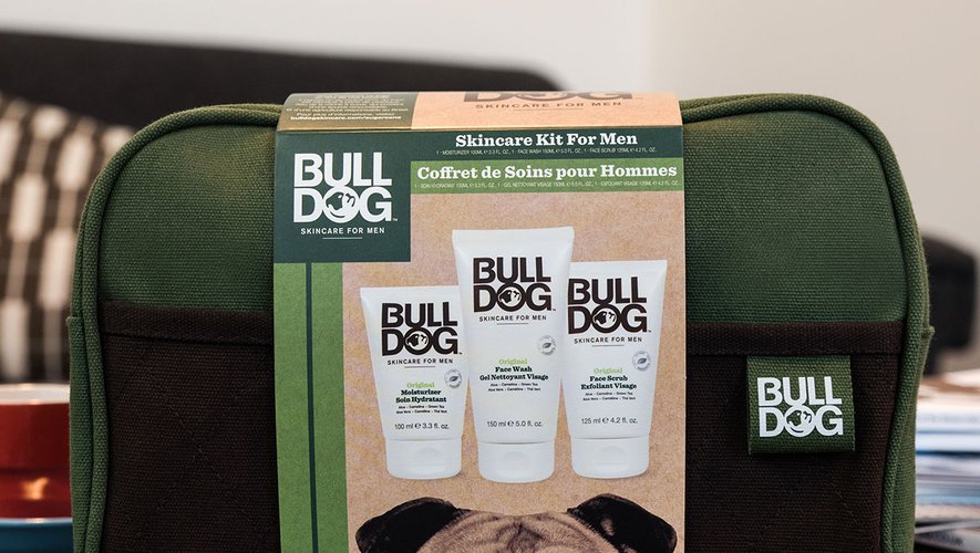 La Trousse Trio Soins du Visage Original de Bulldog Skincare for Men - Prix : 21,90€ - Site : https://fr.bulldogskincare.com.