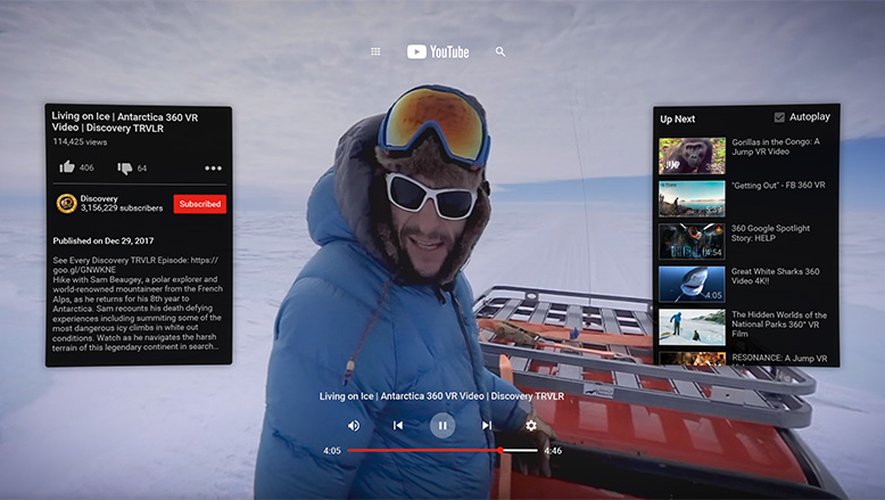 L'application YouTube VR pour Oculus Go est désormais disponible.