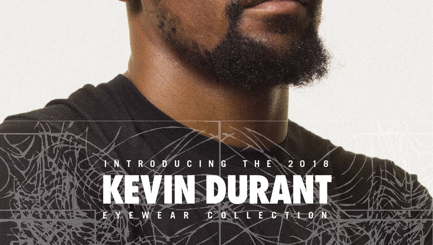 Kevin Durant signe une nouvelle collection de lunettes pour Nike Vision.