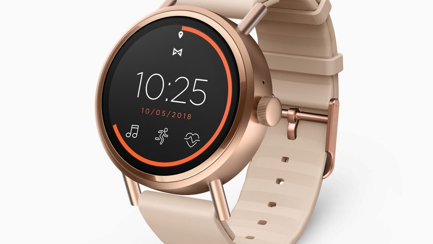 Les montres connectées fonctionnant sous WearOS, comme ce modèle Misfit, vont bénéficier d'une mise à jour.