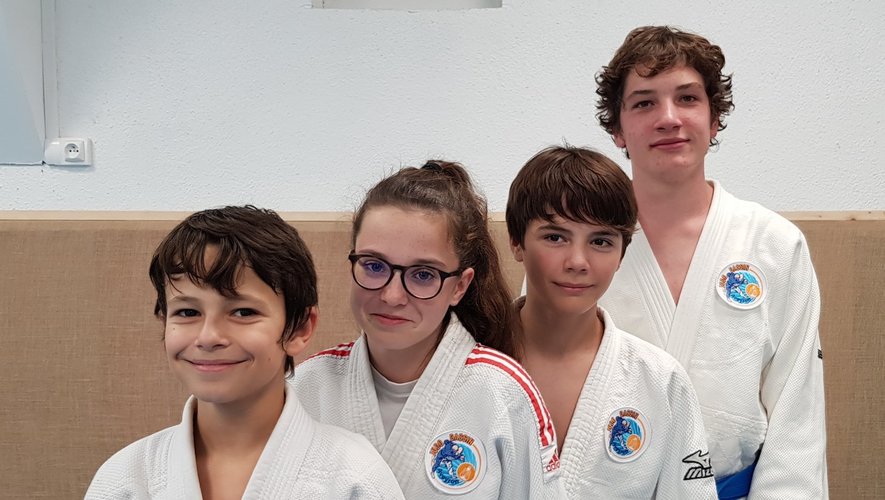 Premières performances pour les jeunes du club Judo Bassin Aveyron