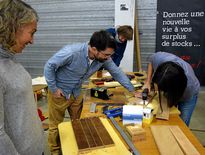 Des ateliers sont organisés jusqu'au samedi 24 novembre au Salon du réemploi à Druelle.