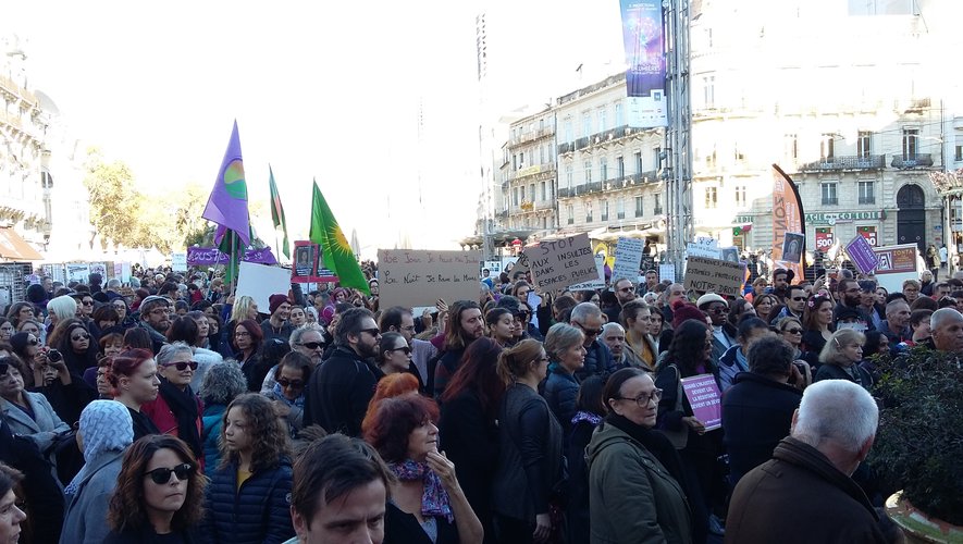 A Montpellier, 2000 personnes ont participé à la marche. On en comptait 1500 à Toulouse.