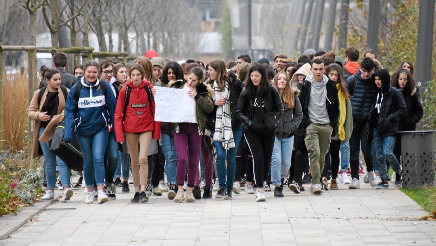 Les lycéens ruthénois ont prévu de se mobiliser de nouveau ce vendredi.