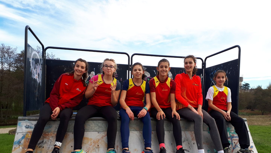 Les benjamines sang et or en évidence en salle à Fronton