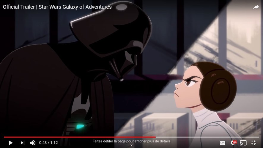 "Star Wars Galaxy of Adventures" sera disponible dès le 30 novembre sur YouTube.