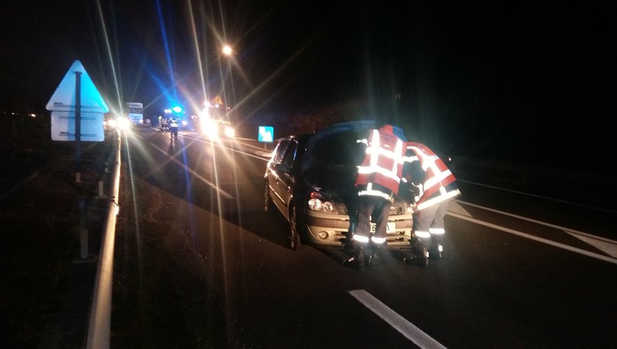 Les secours sont intervenus en début de soirée sur la RD 840, après qu'une Renault Clio a violemment heurté un piéton.