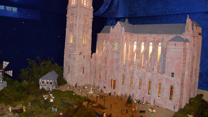 La cathédrale de Rodez a demandé un an de travail.