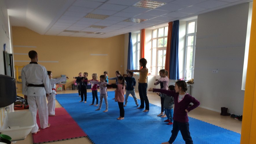 Les jeunes du centre de loisirs se sont initiés au taekwondo