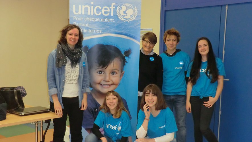 Une collecte est organisée dans le lycée pour aider l’Unicef.