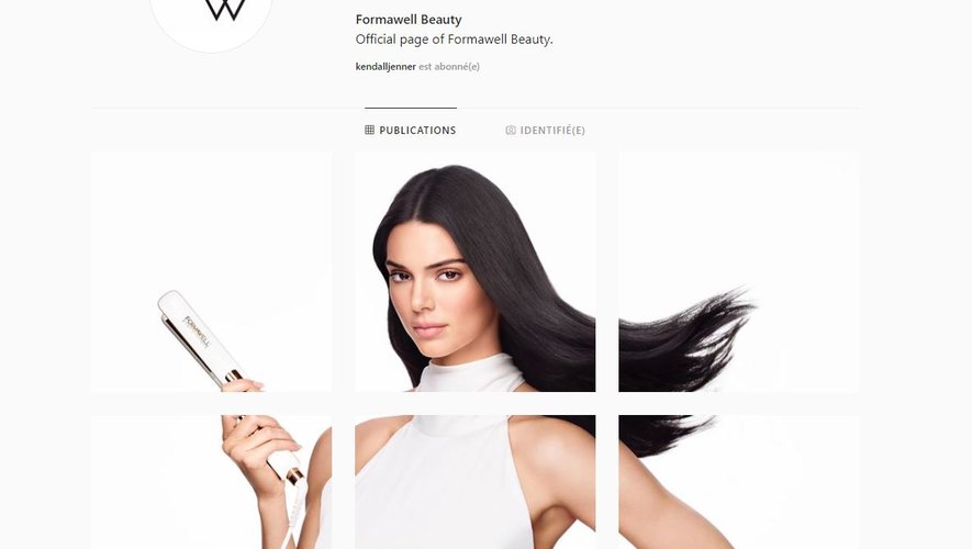 Kendall Jenner prête ses traits à la nouvelle campagne Formawell Beauty.