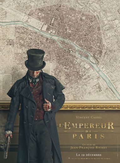 "L'Empereur de Paris", avec Vincent Cassel dans le rôle de Vidocq, arrive le 19 décembre au cinéma