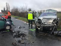 Le choc frontal a été d'une rare violence.