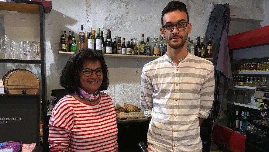 Damien Leriget, tout pizza avec sa mère.