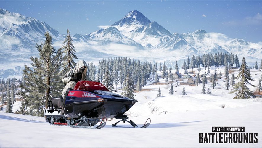 Les scooters des neiges figurent parmi les nouveaux ajouts à la carte Vikendi de "PlayerUnknown's Battlegrounds".