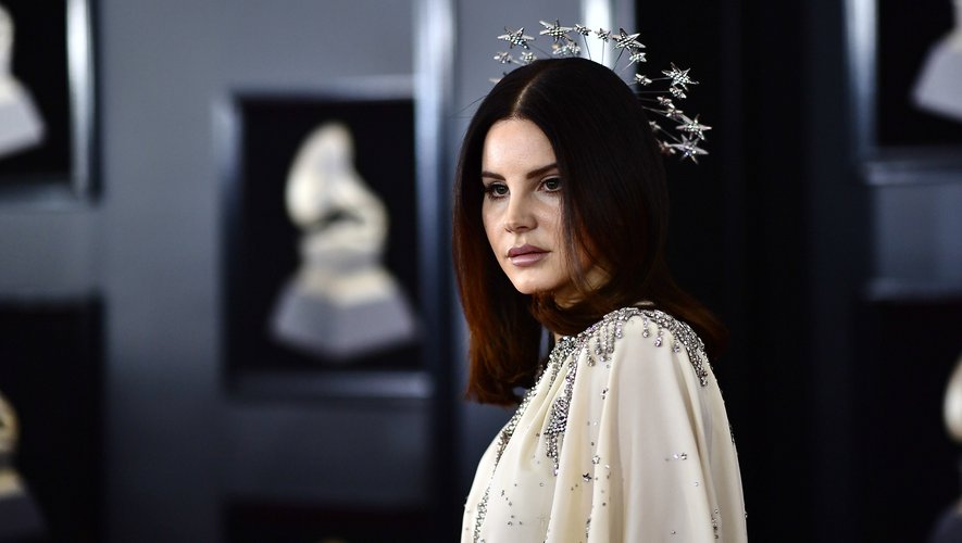 Lana Del Rey aux Grammy Awards, le 28 janvier 2018