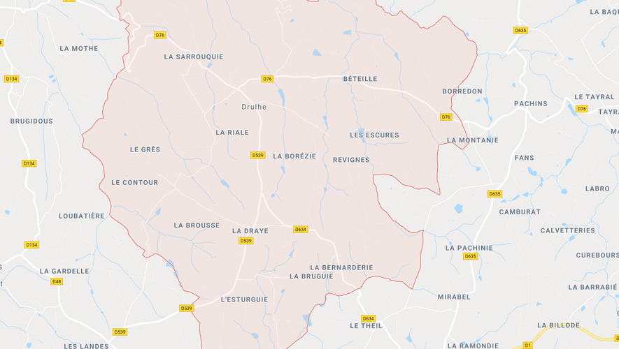 La maison détruite se situe à La Bruguie.