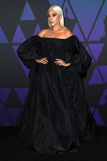 Lady Gaga lors de la 10ème édition des Governors Awards au Dolby Theater de Hollywood, le 18 novembre 2018