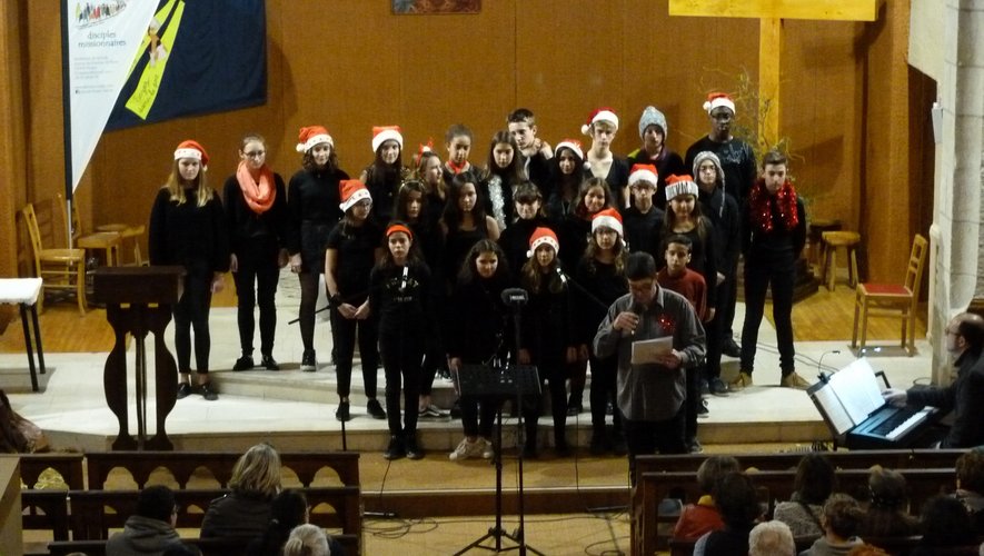 Un beau concert de Noël a été donné par la classe CHAM