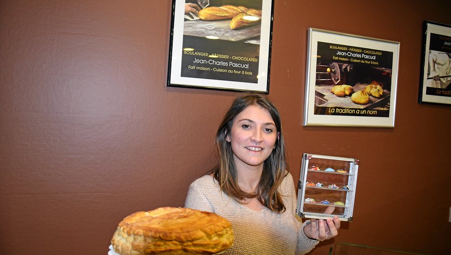 Comme son père Jean-Charles Pascual, Claudia est fière de la variéte de galettes que leur pâtisserie propose.