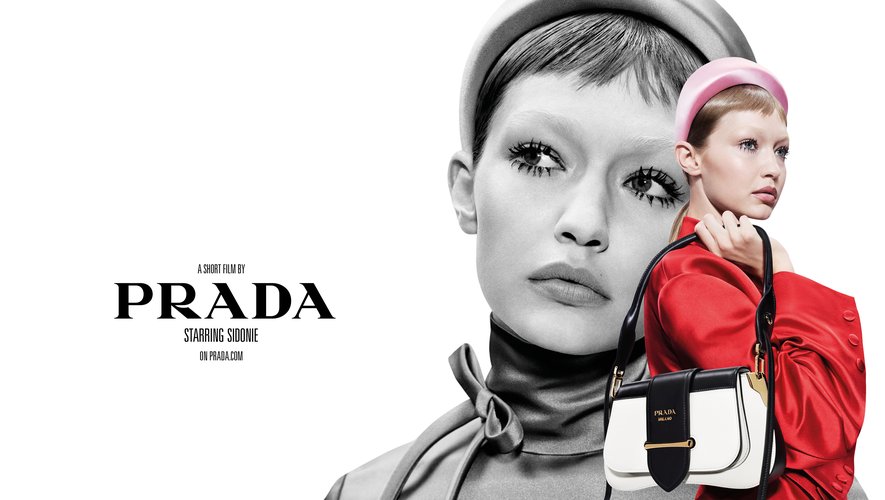 La campagne printemps-été 2019 de Prada avec Gigi Hadid.