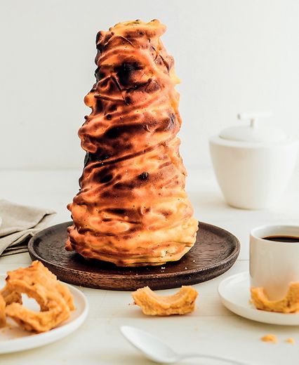 Le gâteau à la broche.