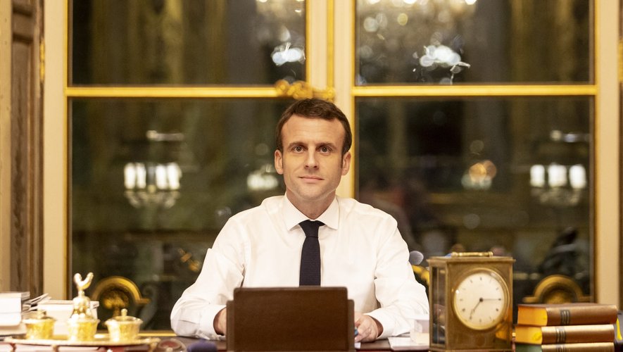 Le Président de la République Emmanuel Macron.
