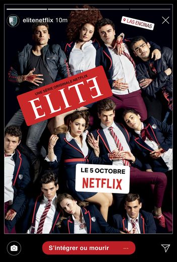 La première saison de "Elite" a été lancée le 5 octobre 2018 sur la plateforme avec trois acteurs issus de "La Casa de papel", le succès espagnol de Netflix.