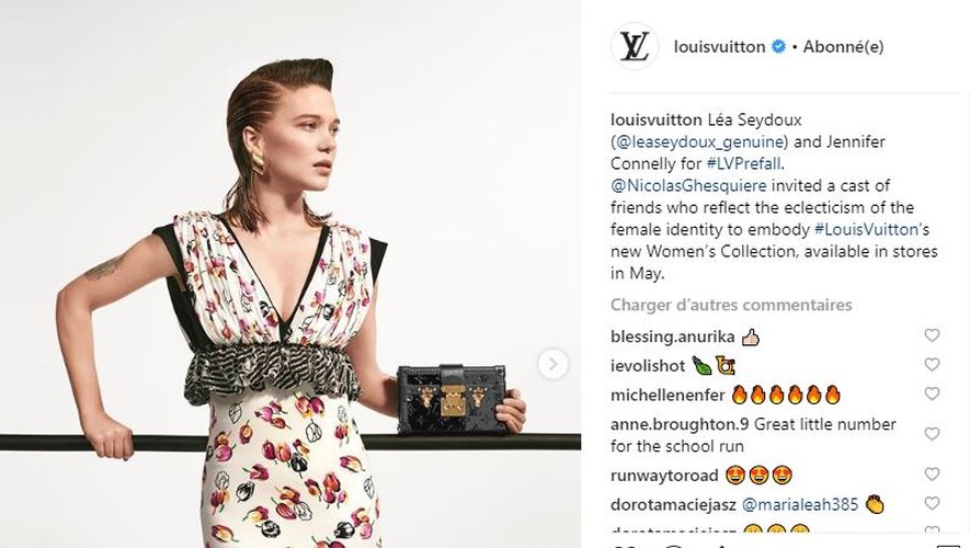 Léa Seydoux fait partie du prestigieux casting retenu par la maison Louis Vuitton pour mettre en avant sa collection Pre-fall 2019.