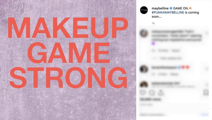 Maybelline sur Instagram 2019
