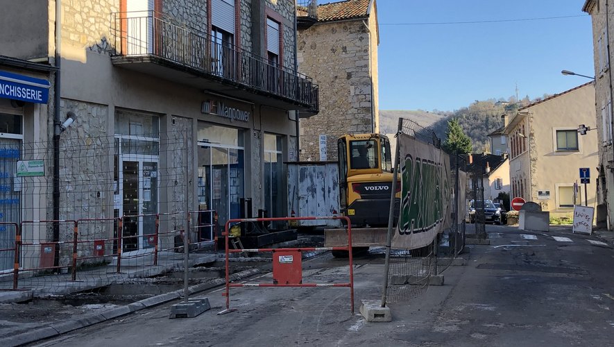Le chantier a démarré doucement avenue  du Quercy.