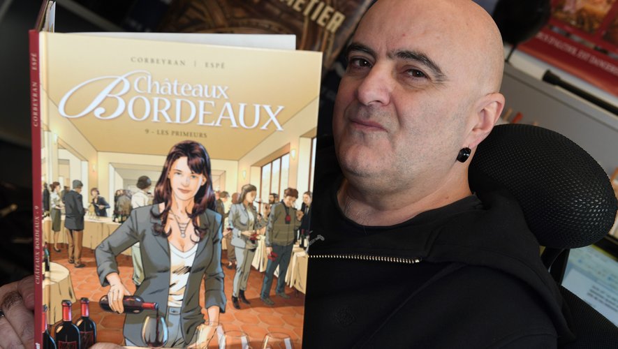 Le scénariste de BD Eric Corbeyran signera le tome 9 de "Château Bordeaux", BD française sur le vin la plus vendue dans l'Hexagone.