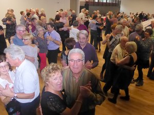 La piste de danse n’a pas désempli de l’après-midi.