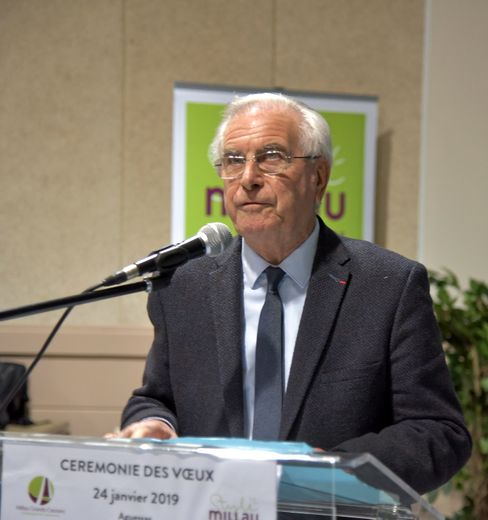 Gérard Prêtre à l’Espace culturel d’Aguessac.