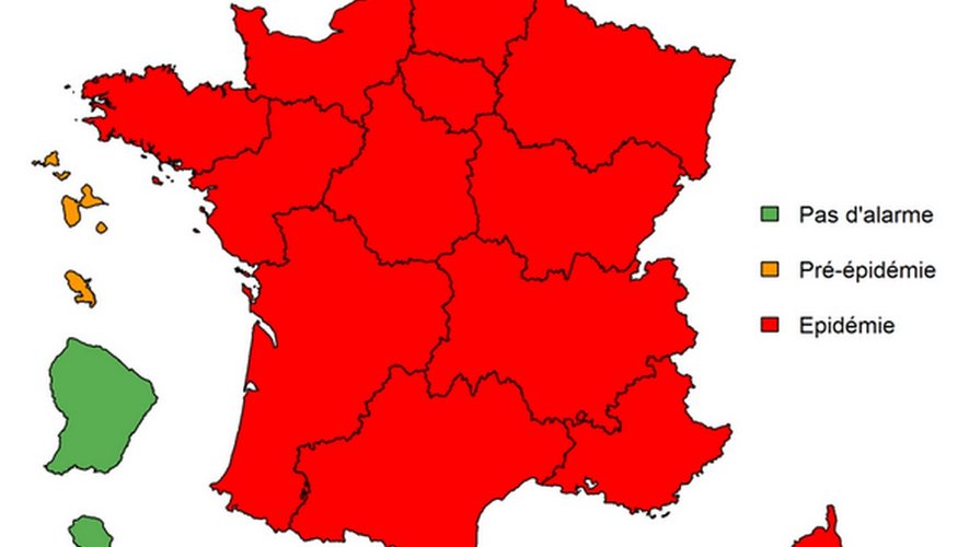 Grippe : l’épidémie est partout en France