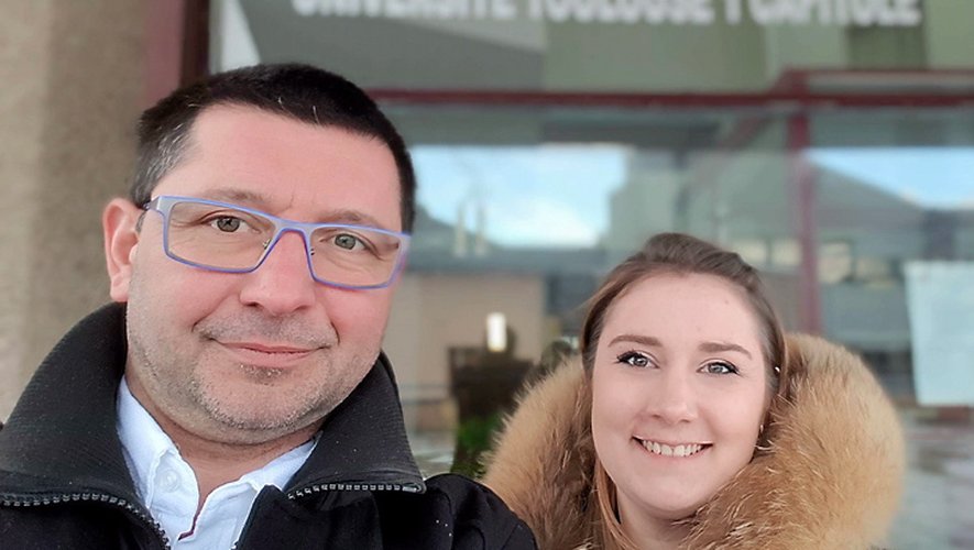 Jérôme Messinguiral et Lara Geniez, médiateurs professionnels à Rodez.