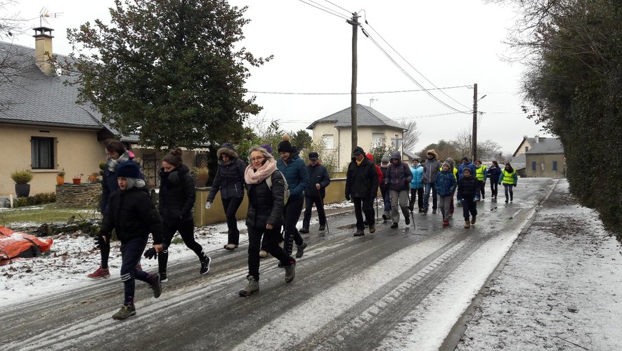 Début janvier, la randonnée pédestre avait amené les marcheurs autour du lac de la Gourde