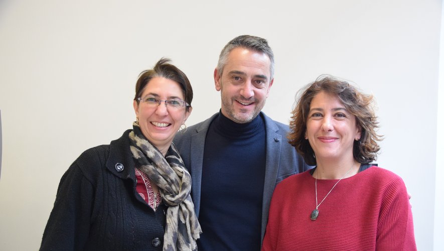 Les organisateurs Edwige Fernandez (Havas), Max Rey   et Hélène Saddoughi (VTO).