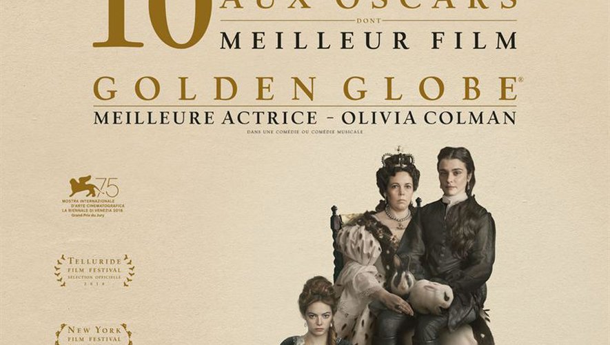 "La Favorite" est l'un des favoris aux Oscars 2019, avec "Roma" d'Alfonso Cuaron
