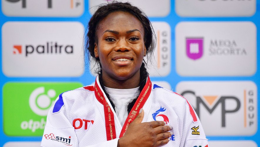 La championne du monde de judo Clarisse Agbegnenou