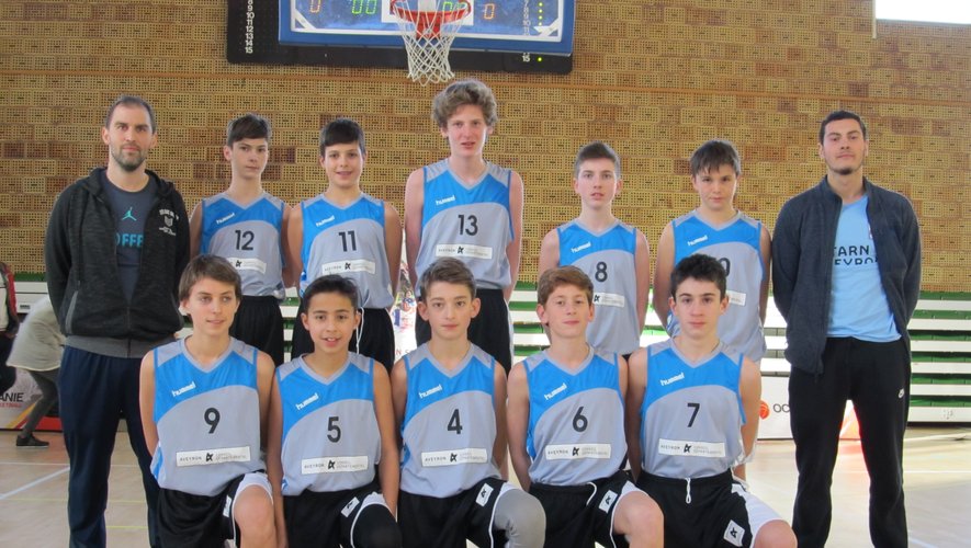 Les équipes U13 masculine et féminines d'Aveyron-Lozère.