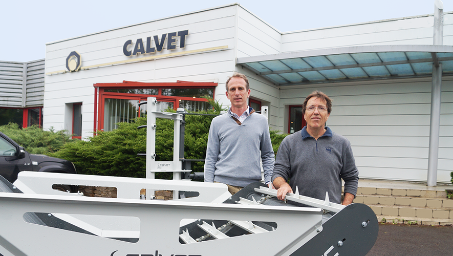Régis Legendre (à gauche), président de Lucas G. et de Calvet, et Gilles Calvet, directeur de Calvet.