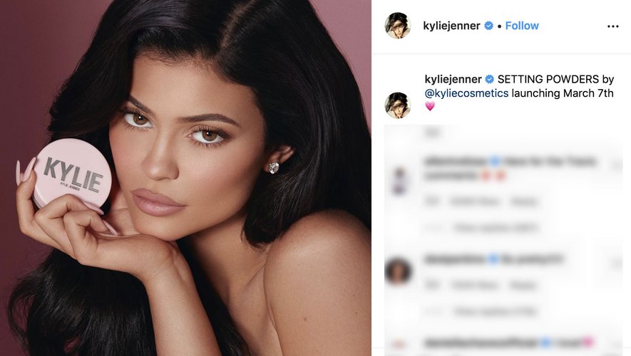 Kylie Jenner sur Instagram 2019