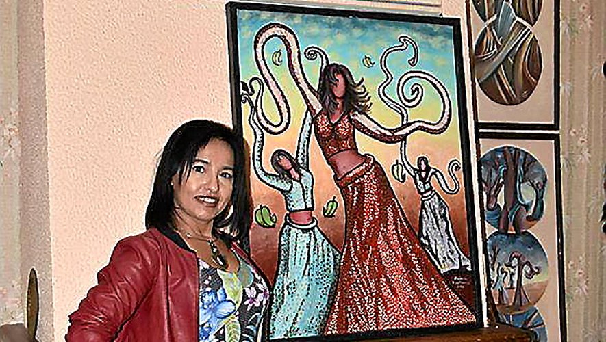 Naima El Melkaoui se présente comme une artiste engagée.