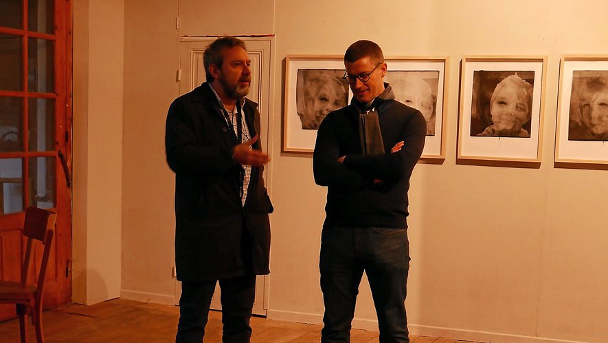 Benoît Decron, le conservateur du musée Soulages, a présenté l’exposition de Thomas de Vuillefroy.