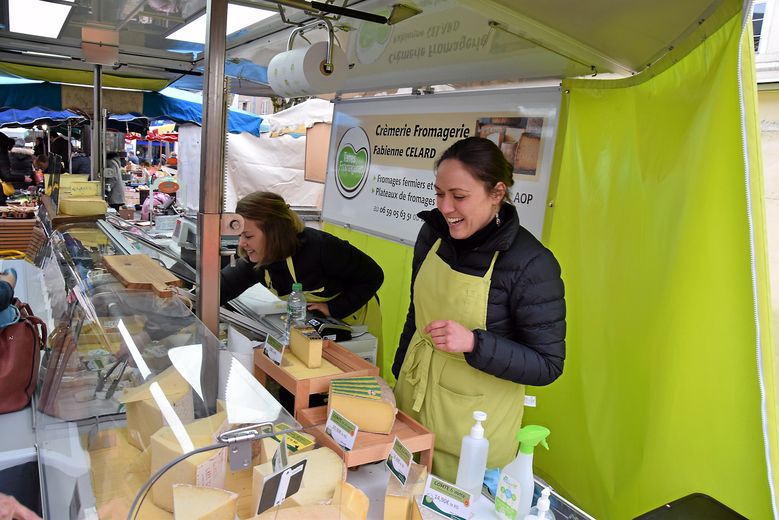 Fabienne Célard (33 ans), fromagère à Sainte-Radegonde
