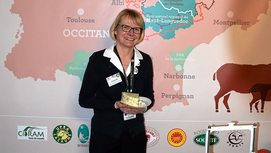 Cécile Arondel-Schultz est à la tête de la Confédération générale de Roquefort depuis octobre 2017.