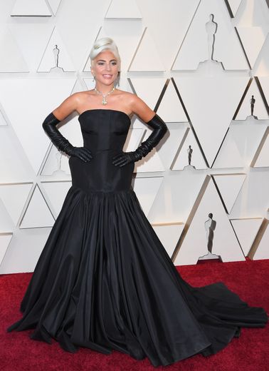 Lady Gaga à la 91ème cérémonie des Oscars au Dolby Theatre d'Hollywood, le 24 février 2019