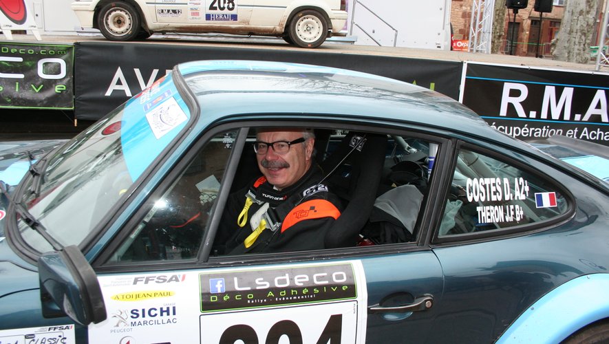 Le président de la CCI de l'Aveyron figurait parmi les participants au rallye du vallon de Marcillac.